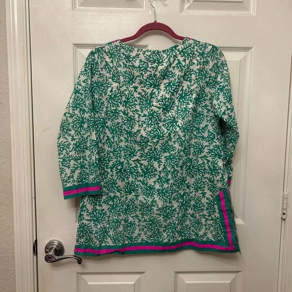 . Gretchen Scott Design Tunic Top Women Medium VNeck Blouse - Picture 2 of 4